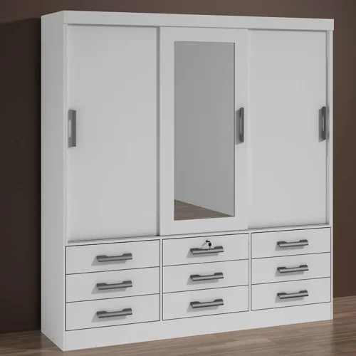 GUARDA ROUPA 3 PORTAS MERIDIAN – D’DORO - Image 3