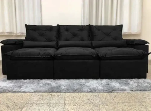 Sofá retrátil reclinável 270m