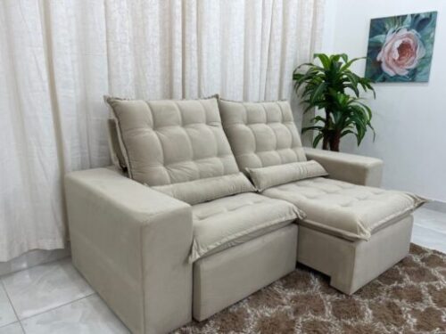 Sofá Retrátil Reclinável Small 2.00m – Veludão - Image 3