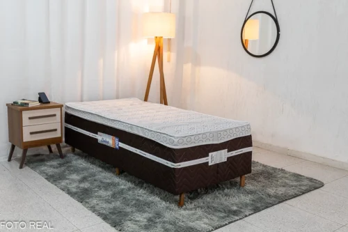 Cama Box Solteiro Livina Molas Ensacadas 88x188x58 Orthoside