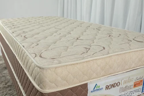 Cama Box Solteiro Ortopédico com Espuma D33 Rondoconfort Rondomoveis - Image 2